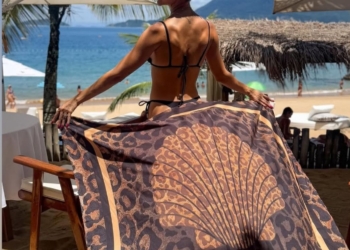 Leopard Shell Bronze Pareo