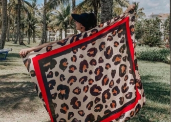 Red-Edge Classic Leopard Pareo
